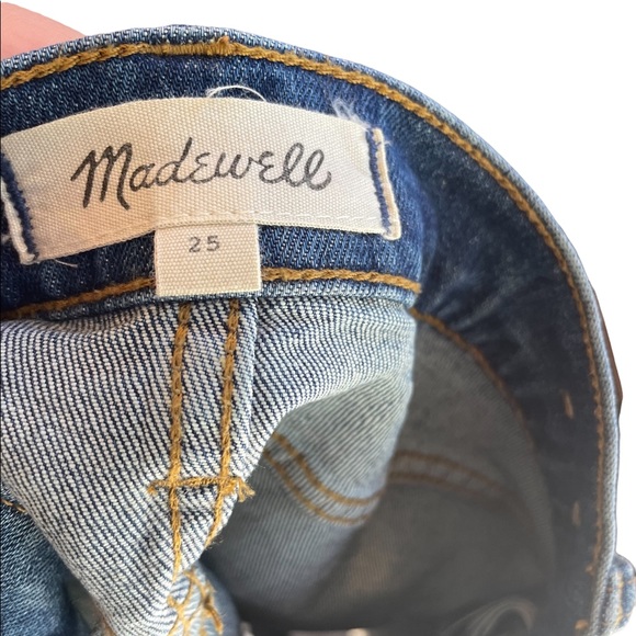 MADEWELL cut off denim shorts size 25 - Picture 3 of 3